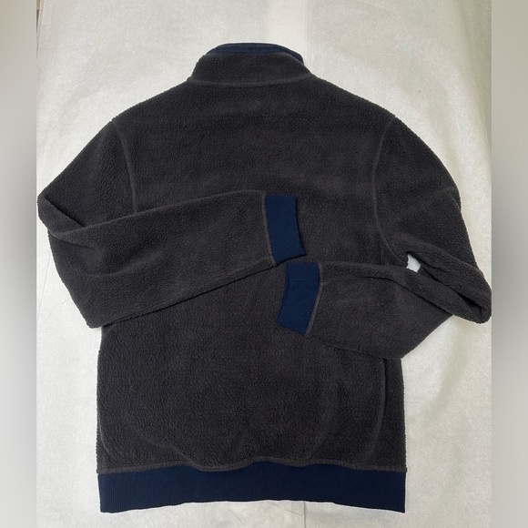 Men's Shearling Button Fleece Pullover - Picture 3 of 8